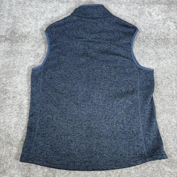 Orvis Denali Sweater Vest Men's XL‎ Blue Full Zip Fleece hiking Outdoor - Picture 2 of 7